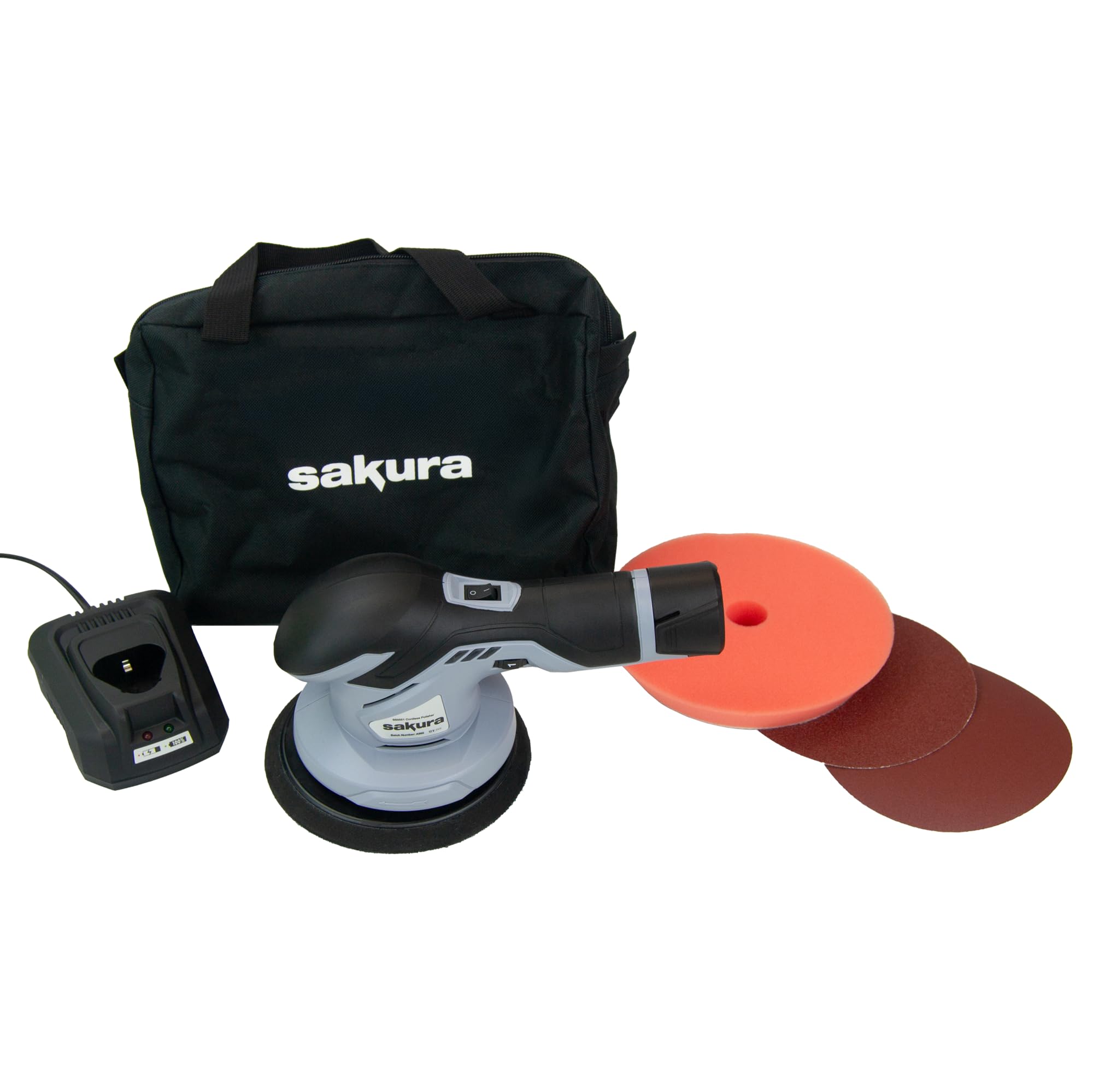 Sakura Cordless Polisher SS5551, Black - Image 3