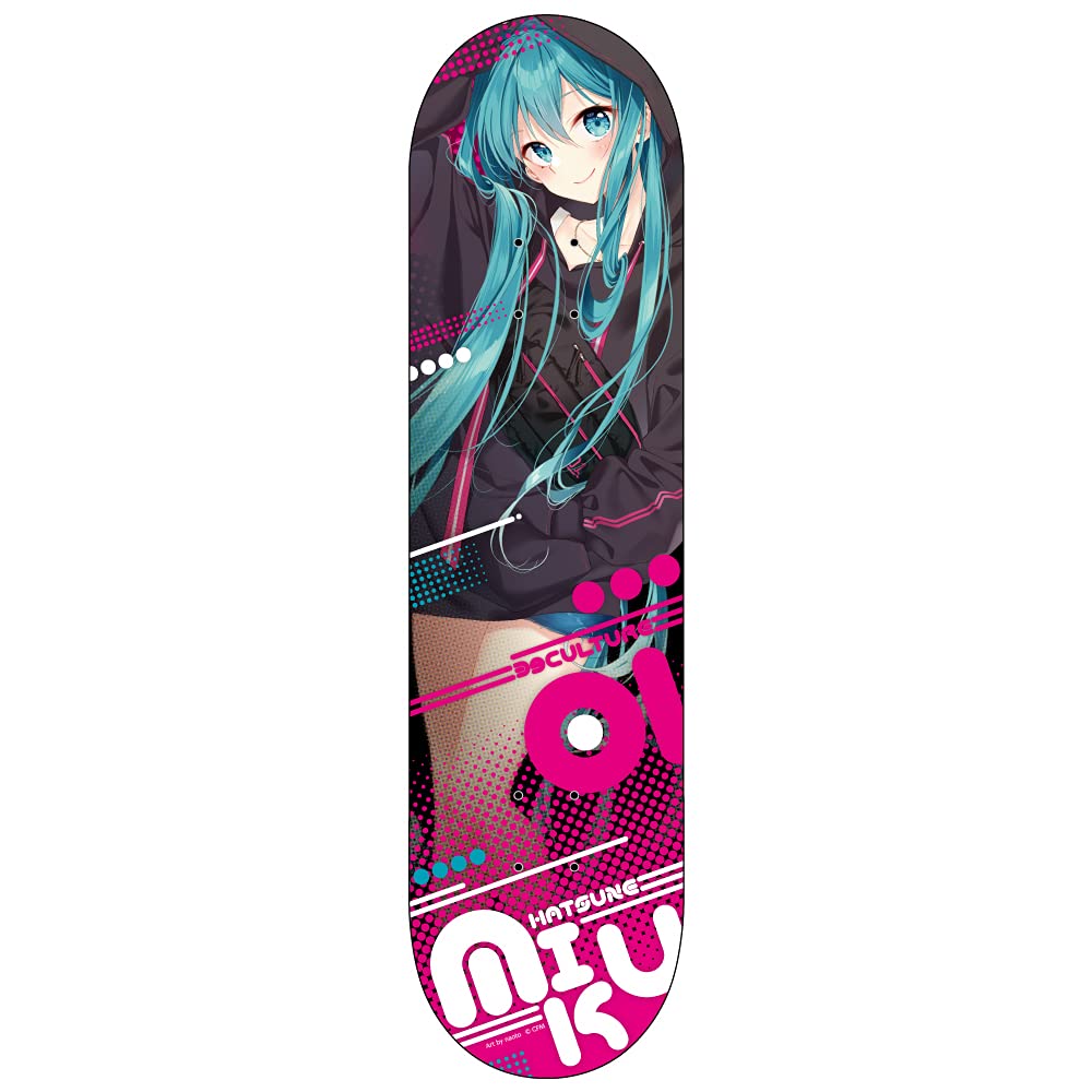 HSSB 初音ミク スケートデッキ スケートボード スケボー