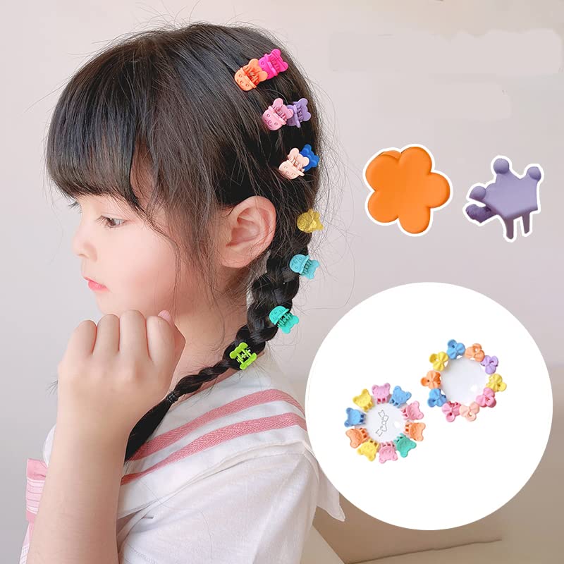 Amazon.co.jp: 子供バンスクリップ ミニ ヘアクリップ 20点セット ミニ