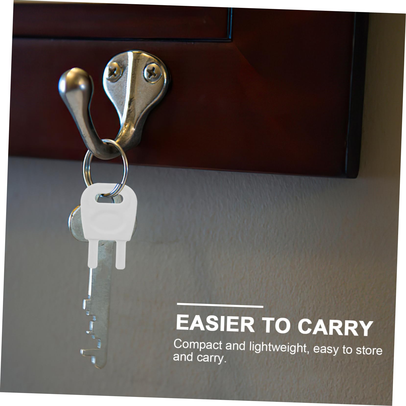 MUCKLILY 1set White Paper Towel Dispenser Keys Plastic Commercial Toilet Paper Dispenser Keys Paper Dispenser Key Toilet Paper Dispenser Key Replacement 2pcs