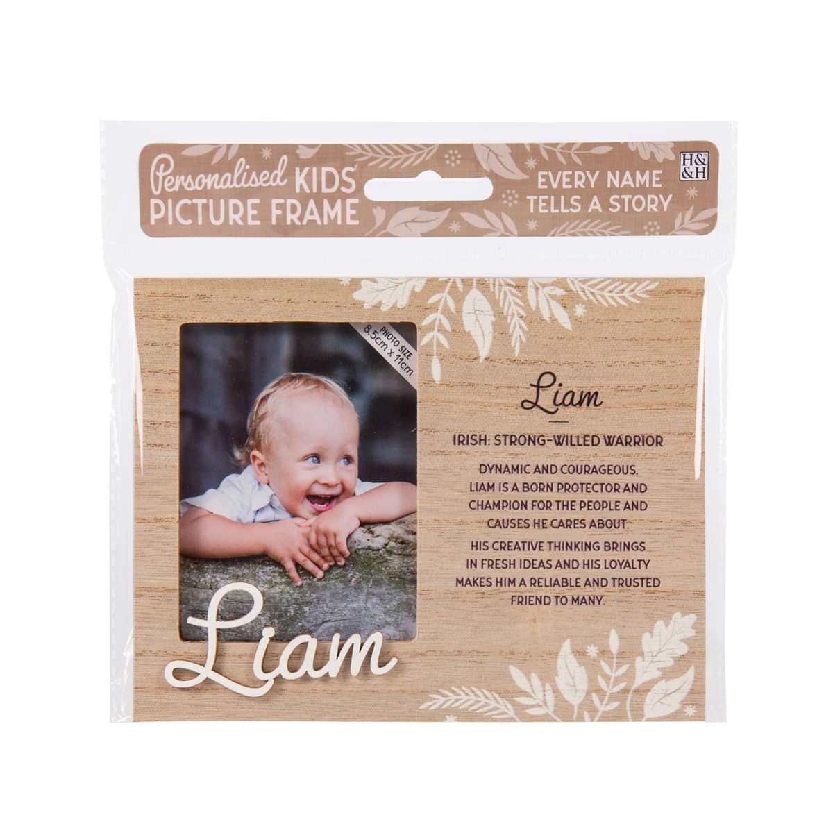 History & Heraldry Liam Personalised Picture Frames (Liam)