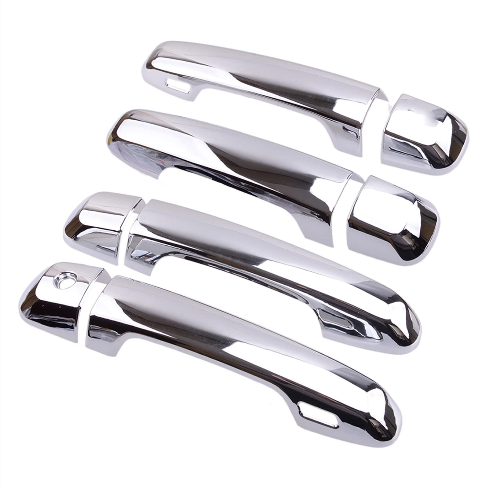 QWQTHGS Car Exterior Door Handle Cap for Prado 4Runner 2014-2019 Car ABS Chrome Door Handle Covers Trims Fit