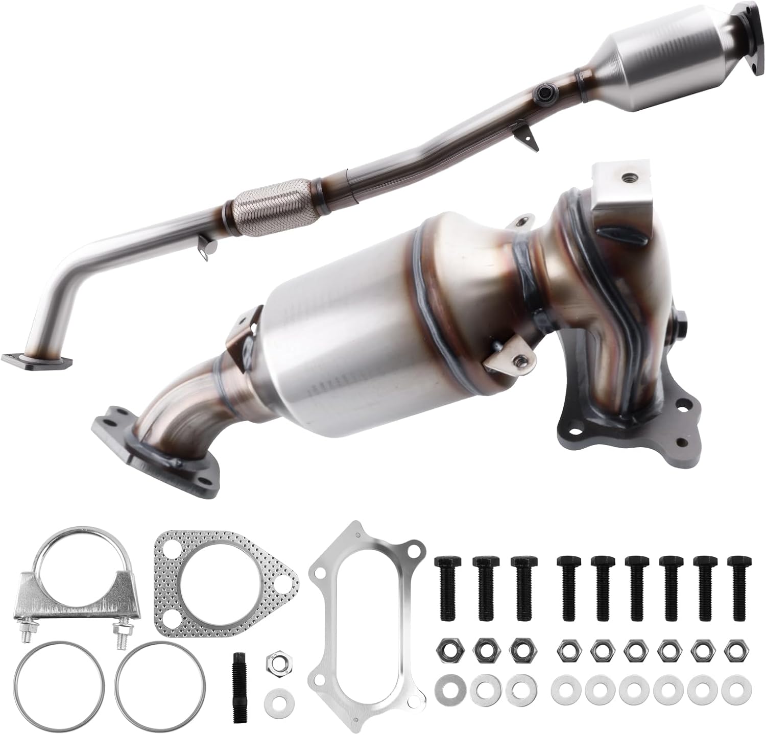 Catalytic Converter Compatible with 2013-2017 Accord, 2015-2019 TLX 2.4L, 55715, 643137, 18593，16827, Manifold Catalytic Converter