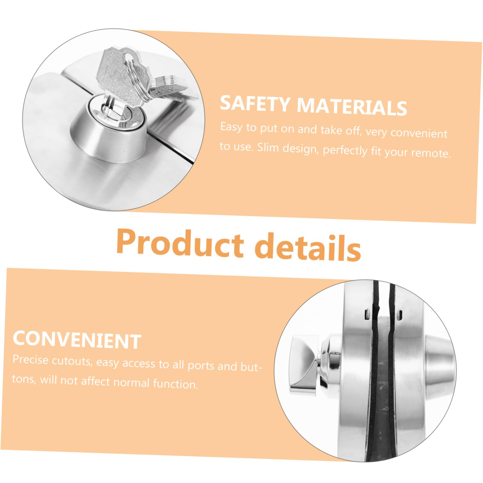 Serratura per Porta in Vetro Acciaio Inox Argento per Ufficio Negozio | Design a Morsetto Completo, Finitura Spazzolata, Chiusura con Tastiera Interna, Set
