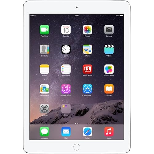 Apple MGLW2LL/A iPad Air 2 9.7-Inch Retina Display, 16GB, Wi-Fi (Silver) (Renewed)