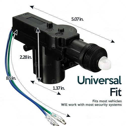 Miniatura 10 de Zone Tech Paquete de 2 actuadores de cierre de puerta de alta potencia - Actuador de cierre de puerta de alta potencia resistente duradero de gran