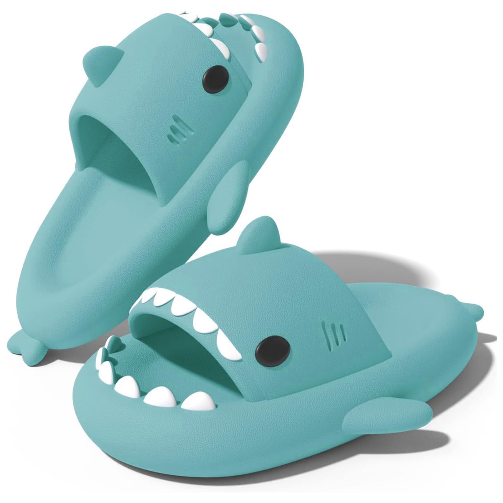 Pantuflas de Tiburón para Niñas Niños Zapatillas de Estar por casa de Baño Zapatos de Ducha Playa y Piscina Shark Slides Slippers Verano
