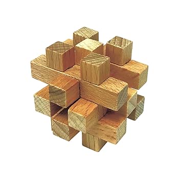 パズルコレクション　17点 Amazon.co.jp: Hmmm!? KUMUZ 木製立体パズル チェッカーキューブ