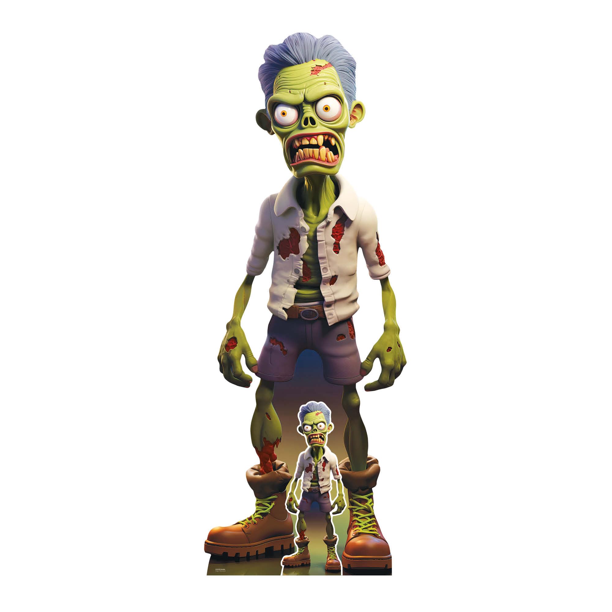 Star Cutouts SC4478 Cartoon Zombie Cardboard Cutout Halloween Theme