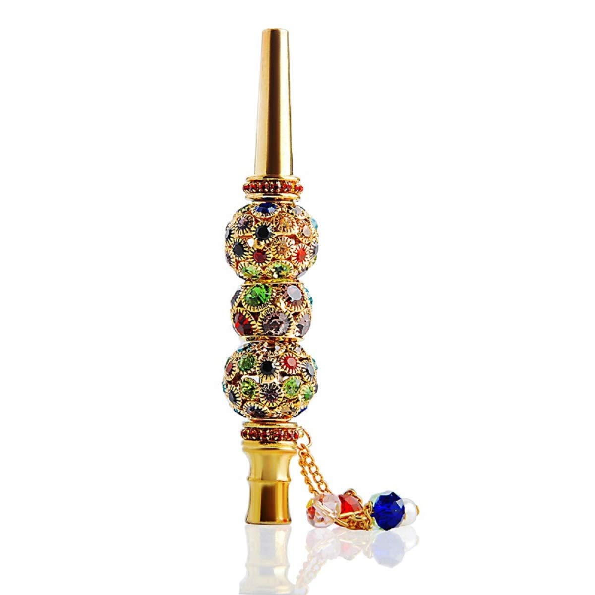 Amazon.com: Colorful Rhinestone Beaded Cigarette Holder Alloy Hookah Mouth  Diamond Arabic Shisha Narguile Filter Hookah Accessories Tips : Health &  Household