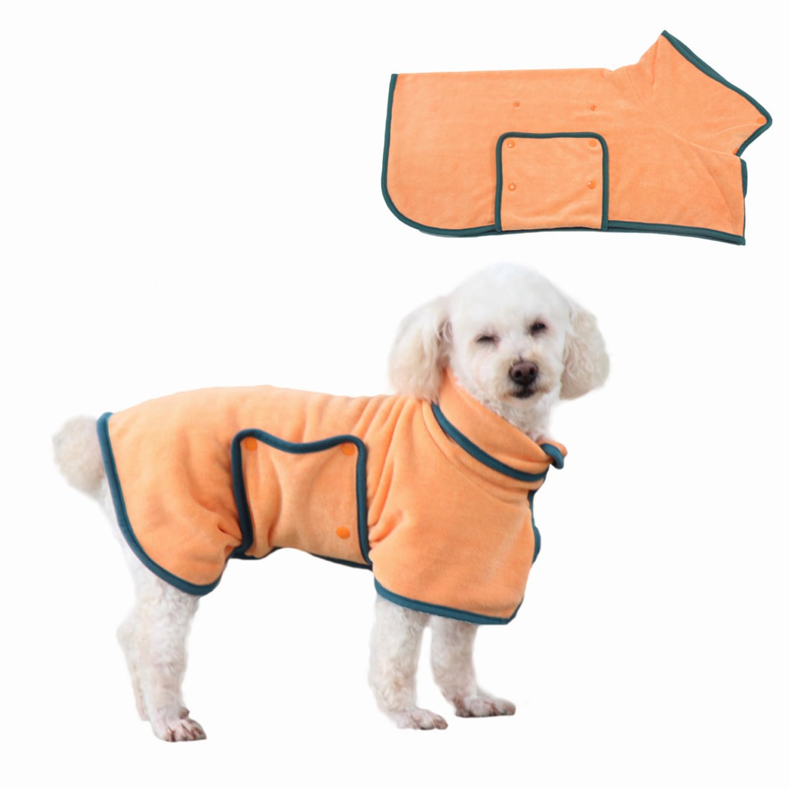 Pain De Bain pour Chien Mabet De Séchage De Chien Super Absorbant Microfibre Baignoire Chien Serviette Douce Enveloppe Douce À Séchage Rapide.