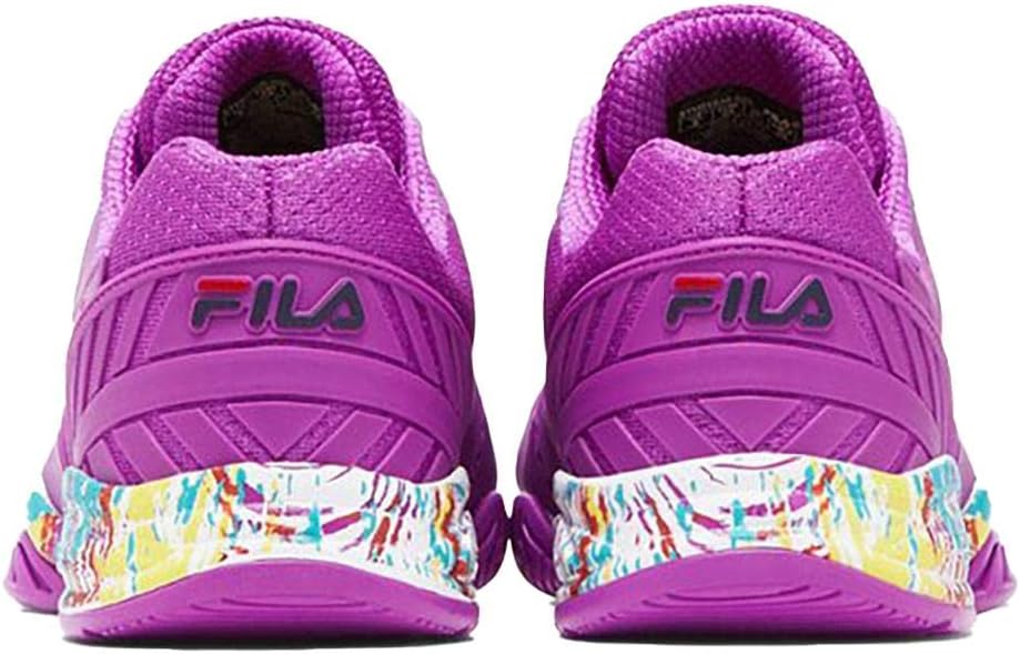 Fila Women's Axilus 2 Energized Tennis Shoes Purple Cactus Flower & White, 9.5 B(M) US