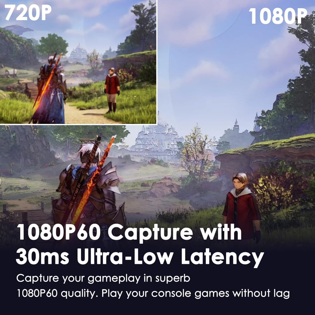 Tarjeta de captura externa compatible de doble canal, tarjeta de captura de audio y vídeo para cámara externa Stream 1080P/60fps