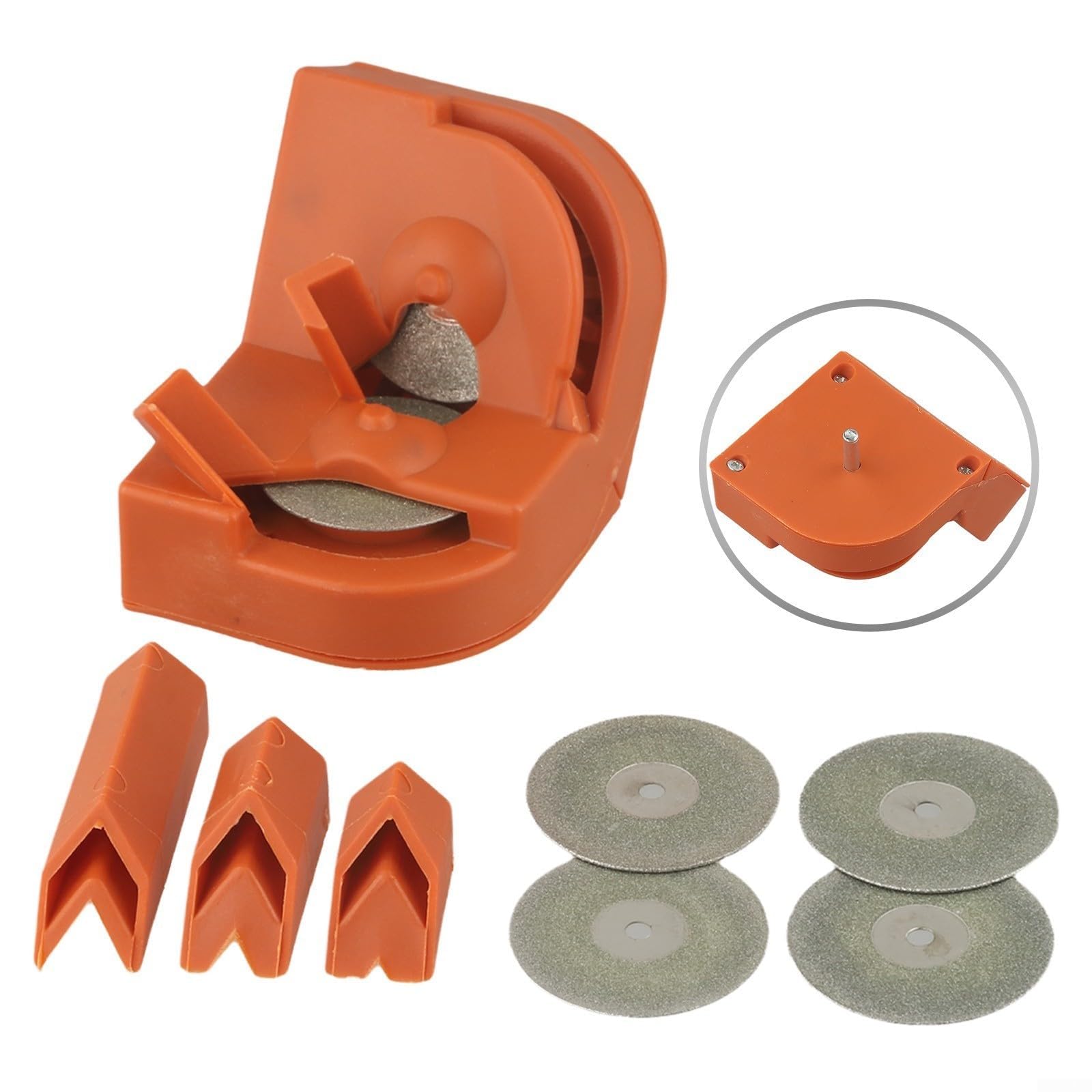 Utensili Punte da Trapano elettriche Affilatrice per affilatura Lama diamantata Multiuso Resistente all'Usura a V Strumenti per affilatura (A)