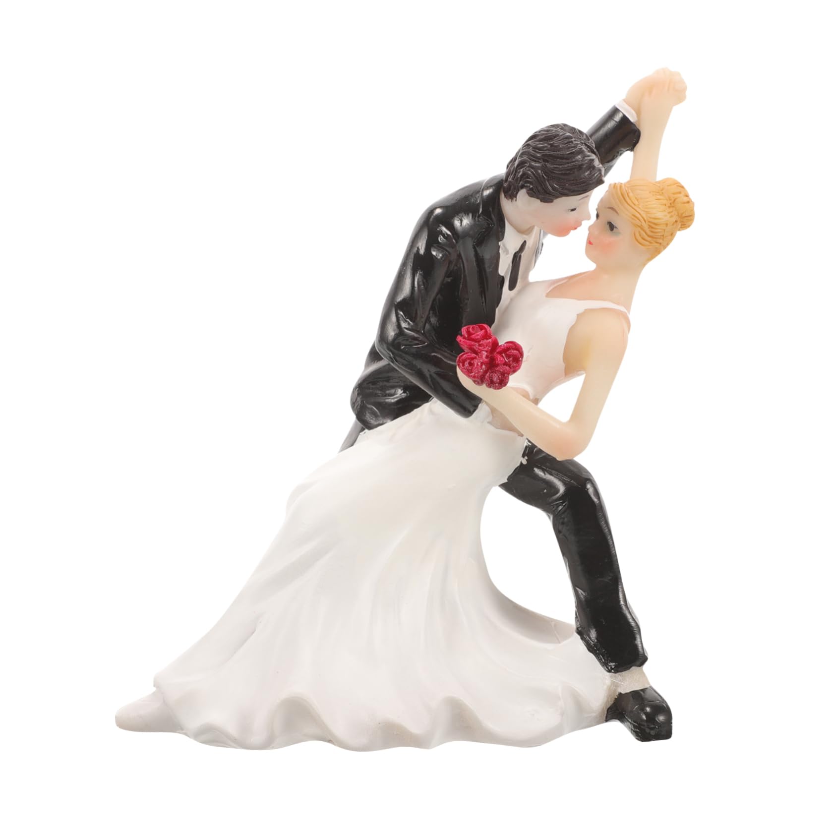Figurine de mariés en cake topper pour célébrer l'amour éternel au mariage
