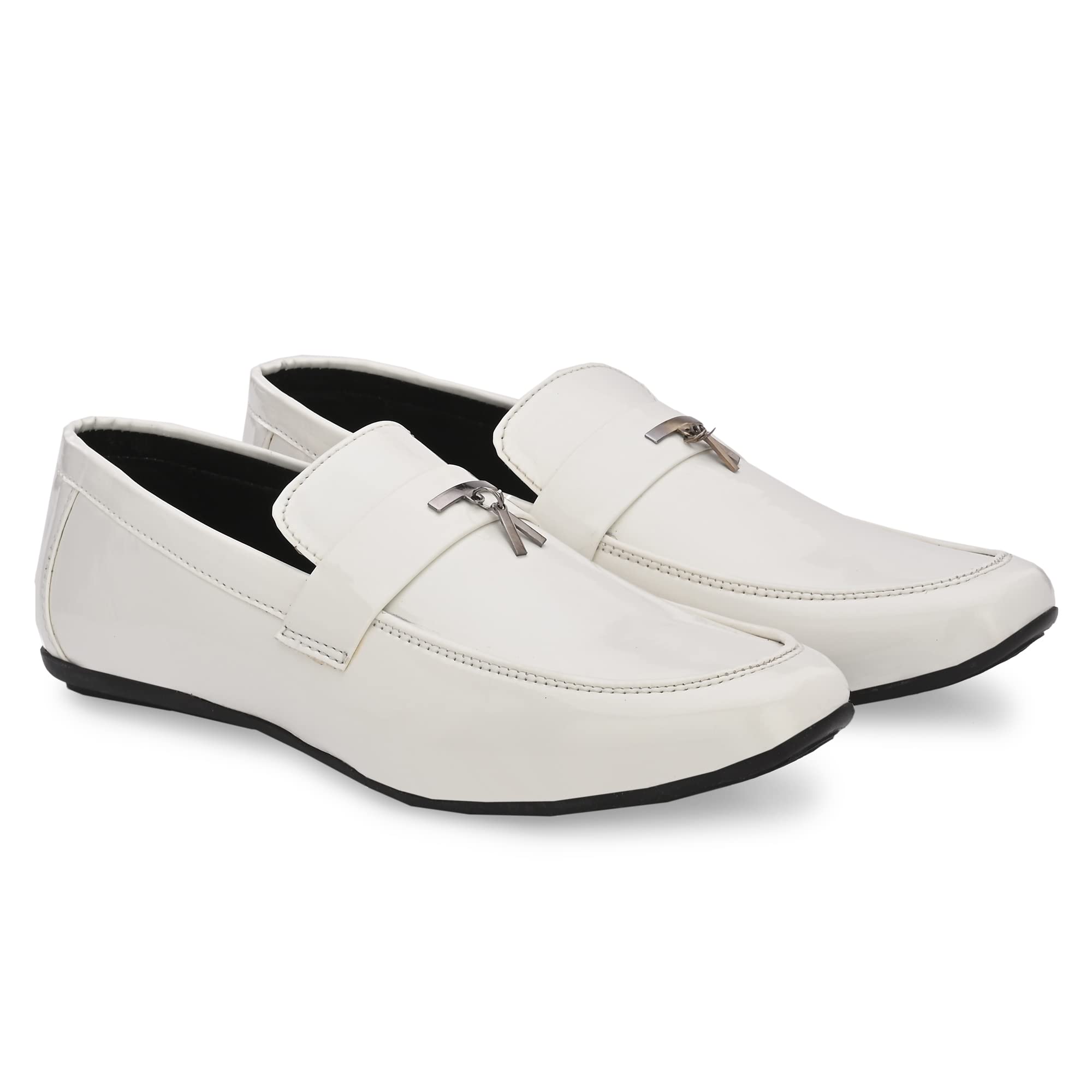 Men's Buckle White Nagras
