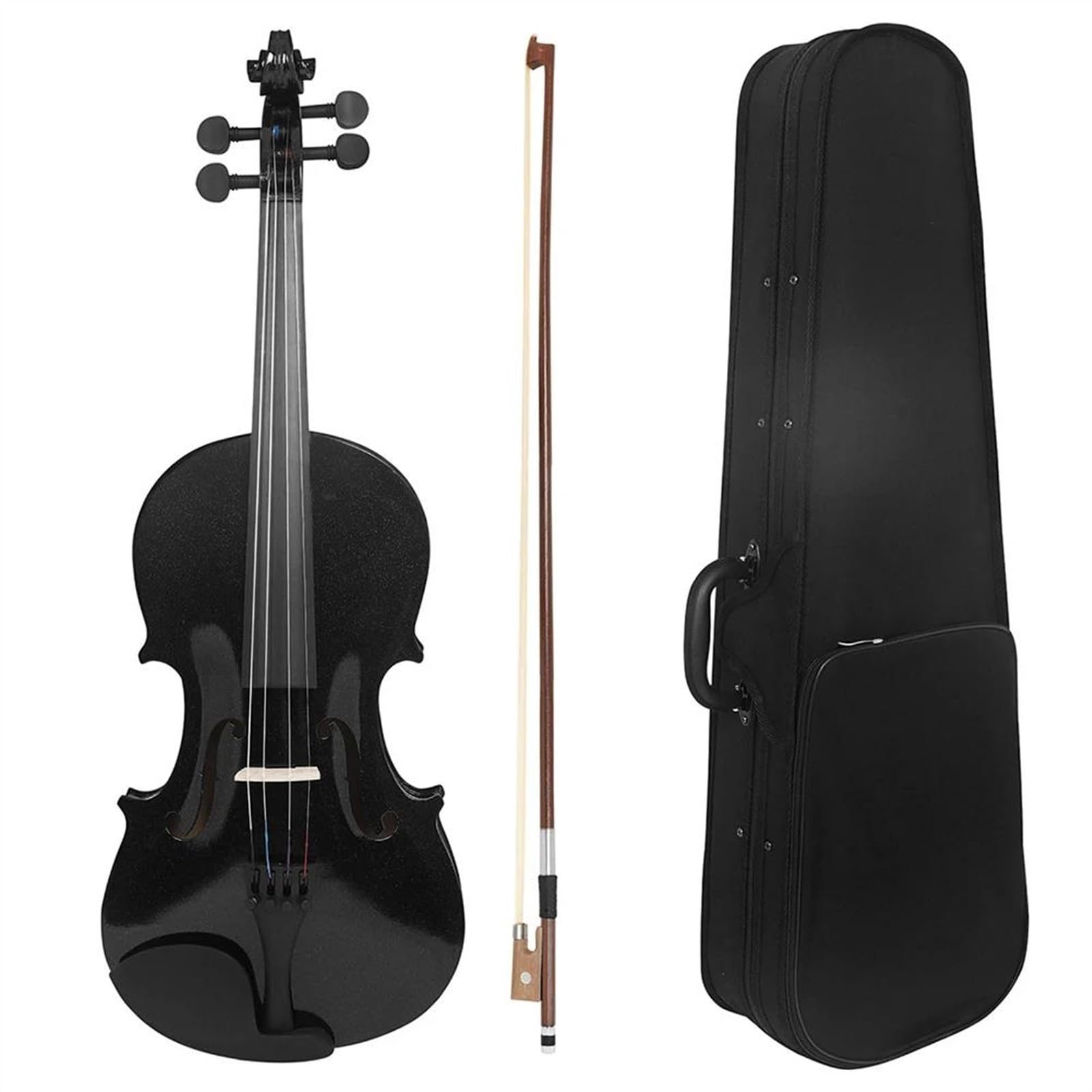 violino per principianti 4/4 Set Di Violini Violini In Legno Massello Kit Per Principianti Di Strumenti Musicali Con Custodia Arco Di Violino Per Studenti Principianti