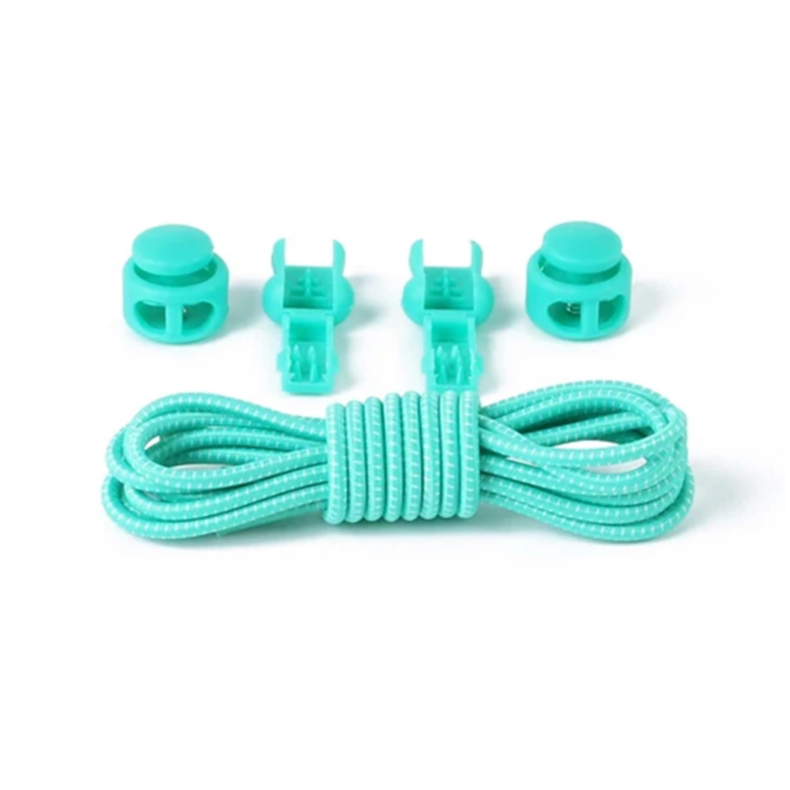 8 paires de lacets élastiques sans nœuds à verrouillage rapide for chaussures, enfants et adultes Pour Baskets(Color 5)