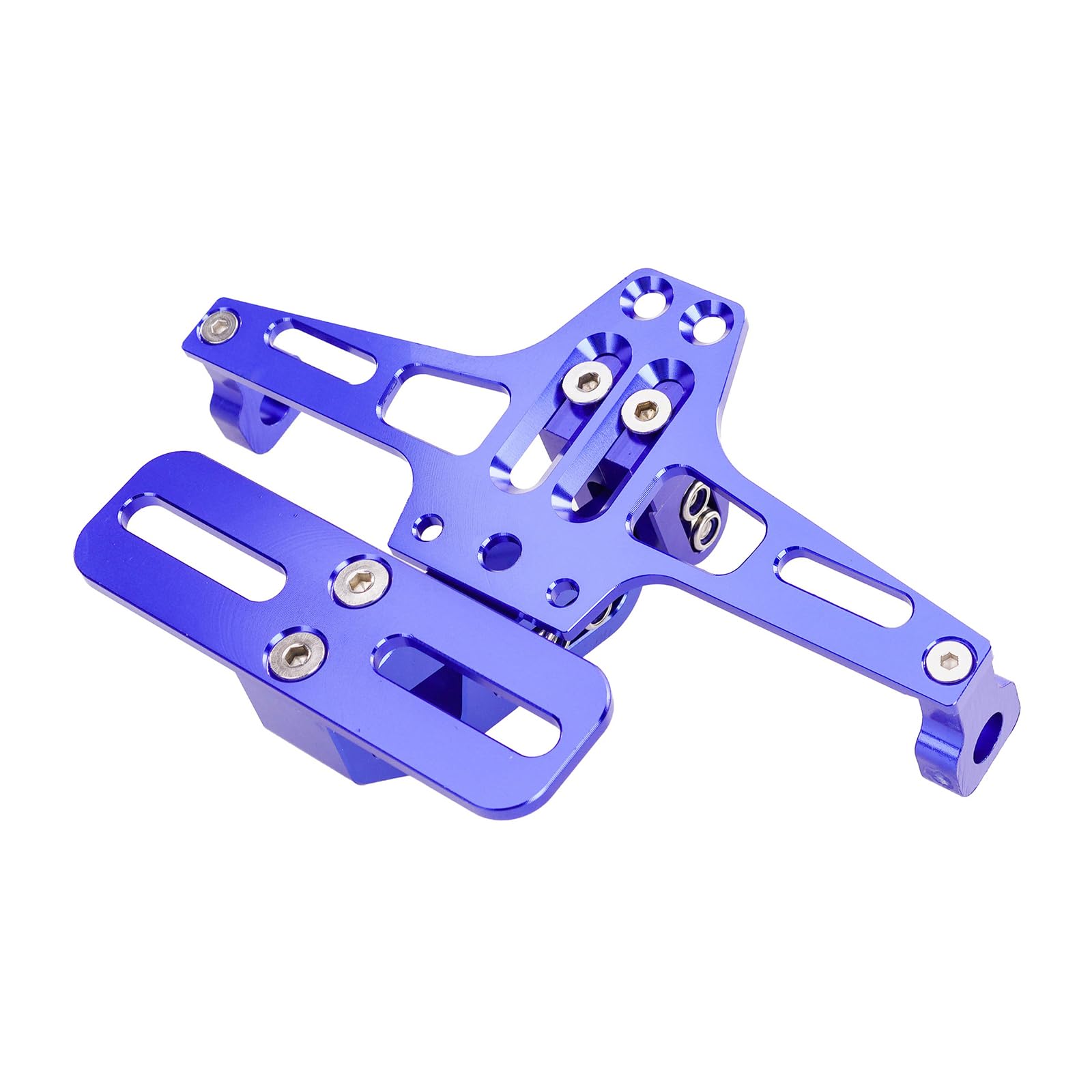 MYRFCSA Motorcycle License Plate Bracket, for Piaggio NRG 50 2023 Adjustable Holder Motorcycle Centre Mount License Plate Bracket,E
