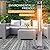 SereneLife Infrared Patio Heater, Electric Patio Heater with Remote Control, 1500 W, Indoor/Outdoor Heaters for Patio, Restaurant, Backyard, Garage, Decks (Silver)