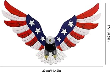 二頭の鷲のメタル彫刻 Amazon.co.jp: 白頭鷲の金属の壁の芸術,愛国的なワシの像の金属の壁の