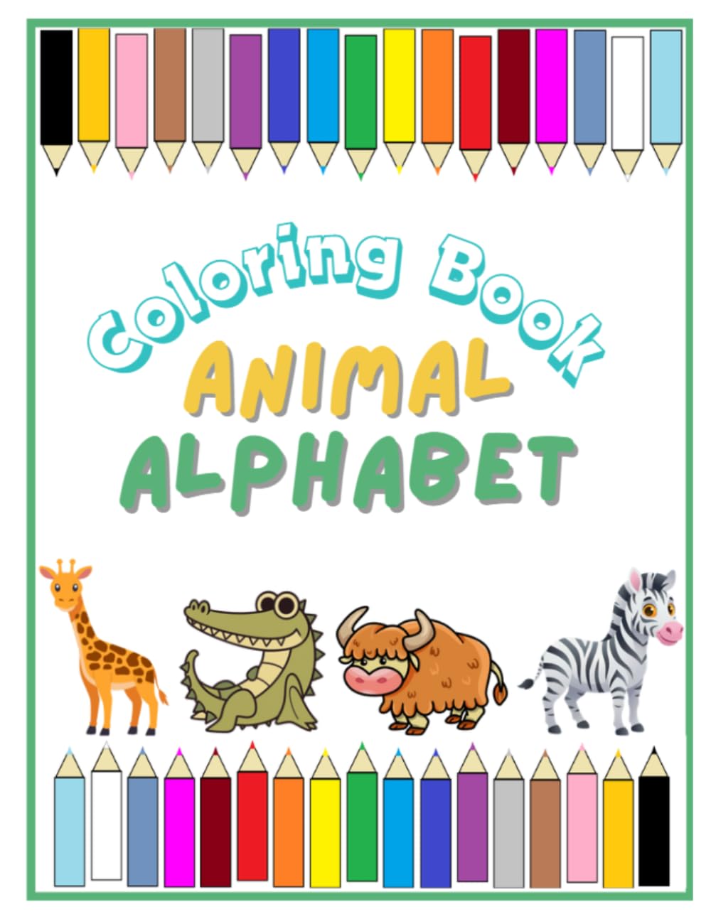 Animal Alphabet Coloring Book