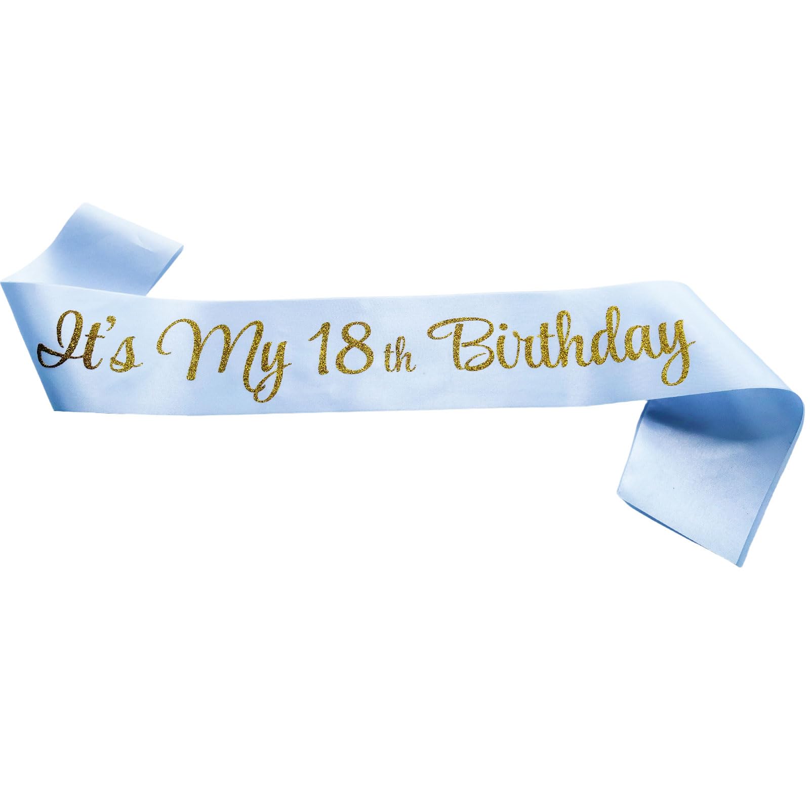 NAUXIUDSJS It's My 18th Birthday Sash, Birthday Sash for Women, Birthday Princess 18th Birthday Gifts Decorations for Happy 18th Birthday Party Favor