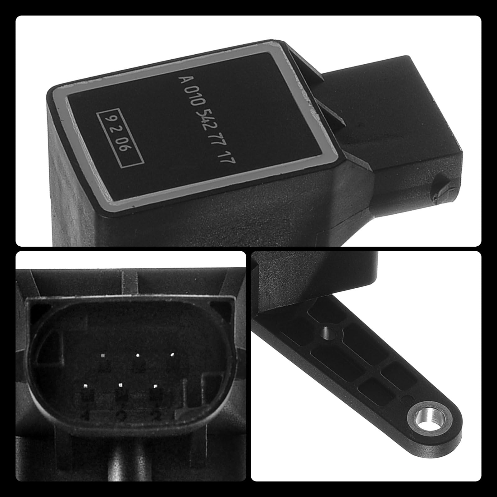 Frankberg Sensor de nivel Sensor de altura Sensor Suspensión neumática Compatible con SLK R171 Clase S V221 W221 Clase M W164 Clase E W211 Clase E T-Model S211 Replace# 105427717