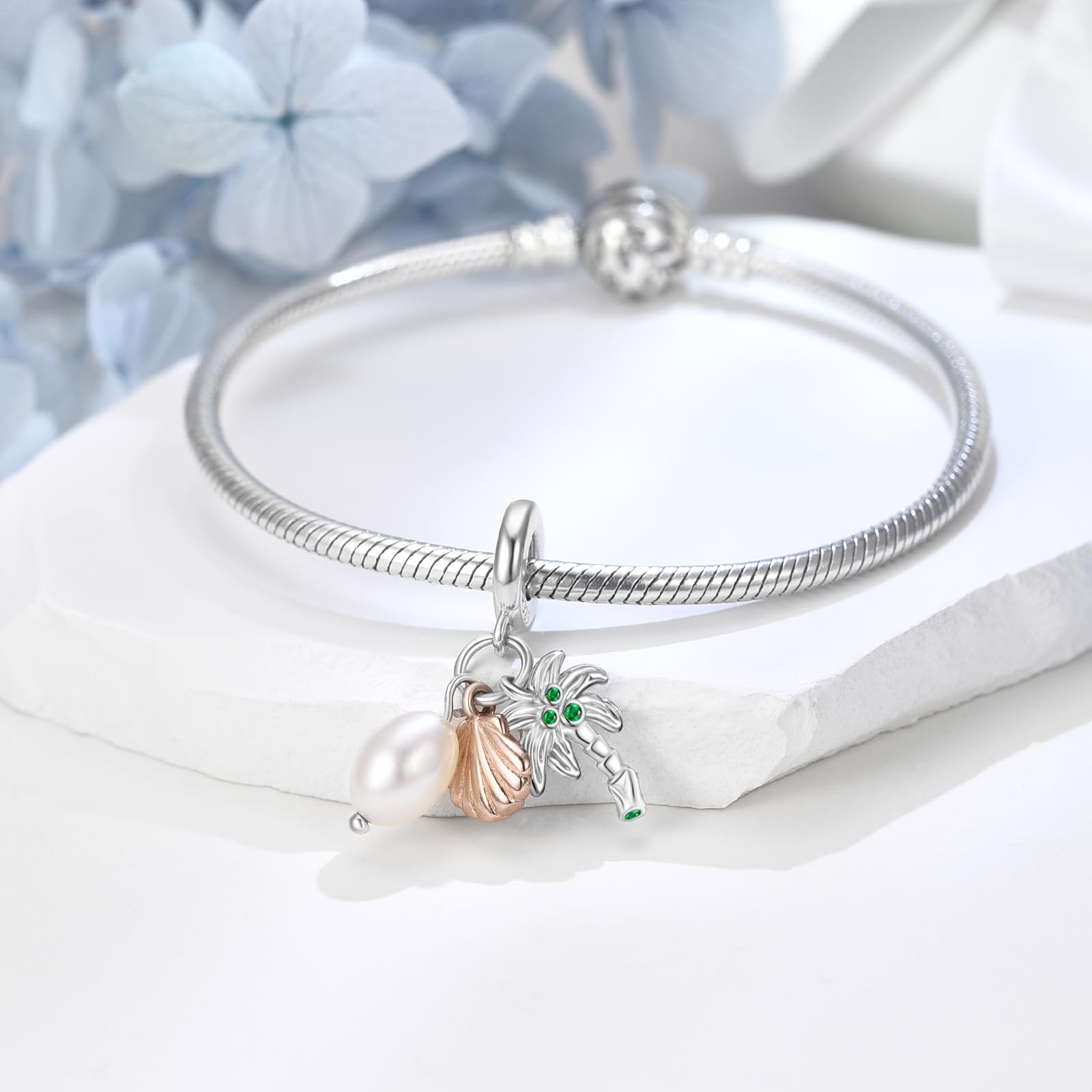 LANBEIDE Świecąca sowa, zwierzęta, charms do charmsów Pandora, srebro wysokiej próby 925, charmsy do bransoletek Pandora, prezent dla kobiet
