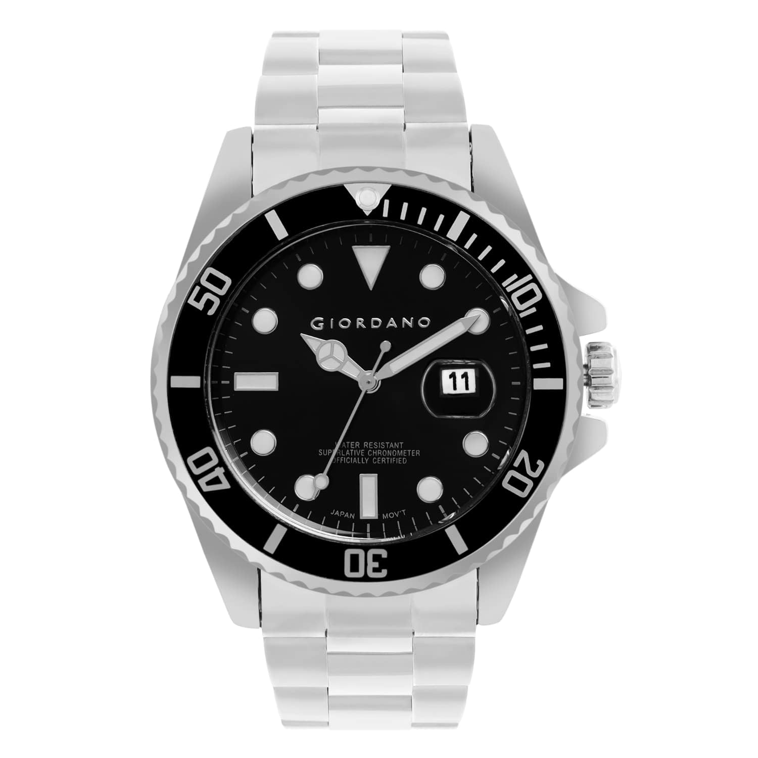 Giordano Analog Wrist Watch for Men Stylish Metal Strap with Water Resistant 3 Hand Mechanism Watch GD-50006 (B09XMZ7YKQ) Amazon Price History, Amazon Price Tracker