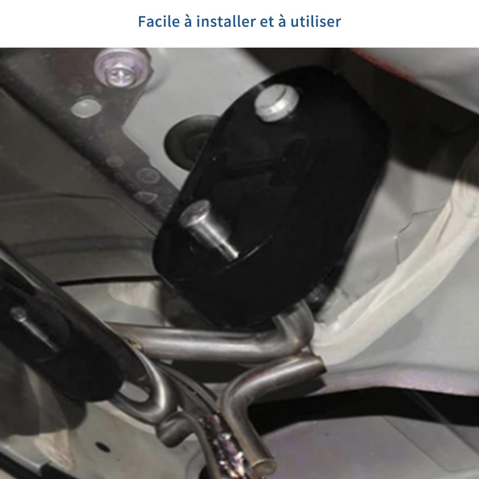 4 Silentblocs D'Échappement En Caoutchouc - 2 Trous 12mm - Support Moteur Universel - Réduction Bruit