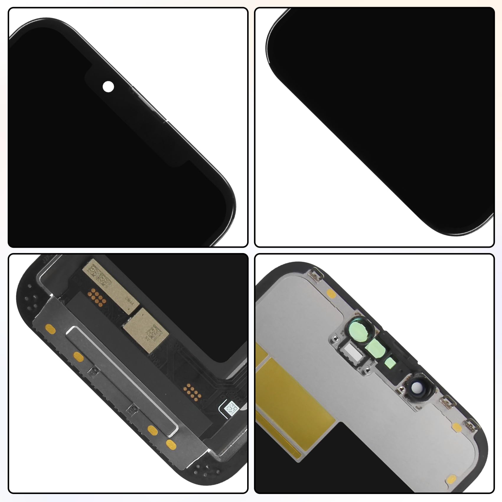 LADYSON Écran pour iPhone 13 Écran LCD pour iPhone 13 A2633 A2482 A2631 A2634 A2635 LCD Affichage Écran Tactile Numériseur Kit de Remplacement + Outil (Incell, Non Original)