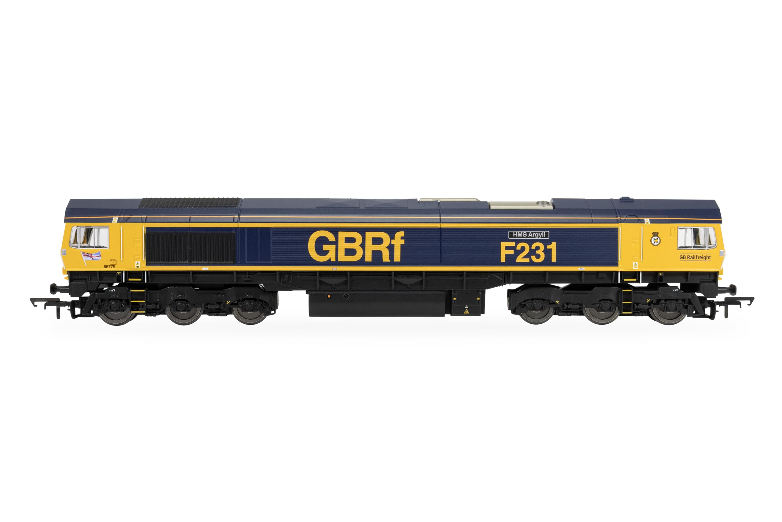 Hornby R30534 RailRoad GBRf Class 66 HMS Argyll 66775 HO/OO Gauge