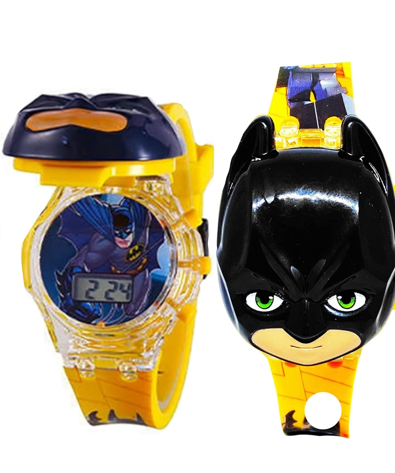 TONSYDigital Round Pink Dial Gift Watch for Kid's Boy's Girls 3D Sports Musical Sound 7 Lights Sweat Proof Silicone Rubber Strap