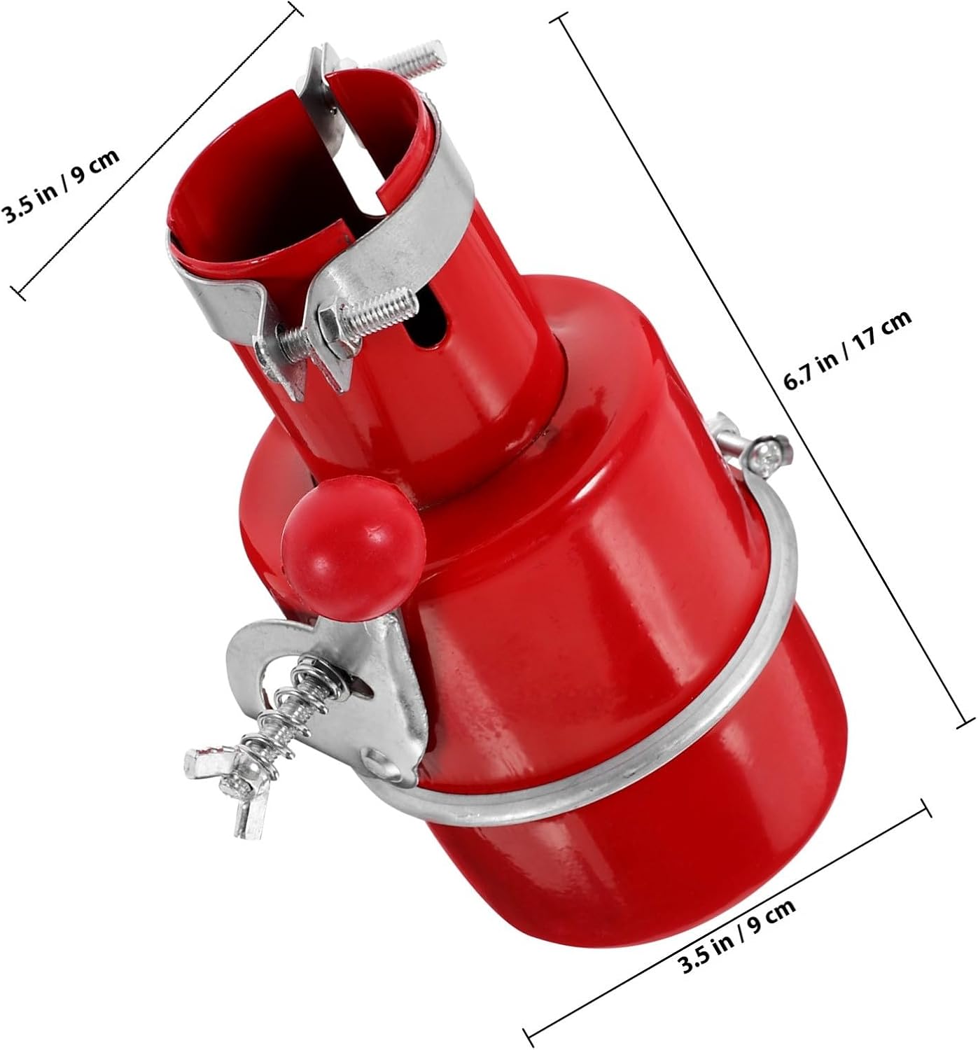 Fireproof Clamp 50mm Exhaust Tube Arrestor for Vehicle and Engine Fire Prevention