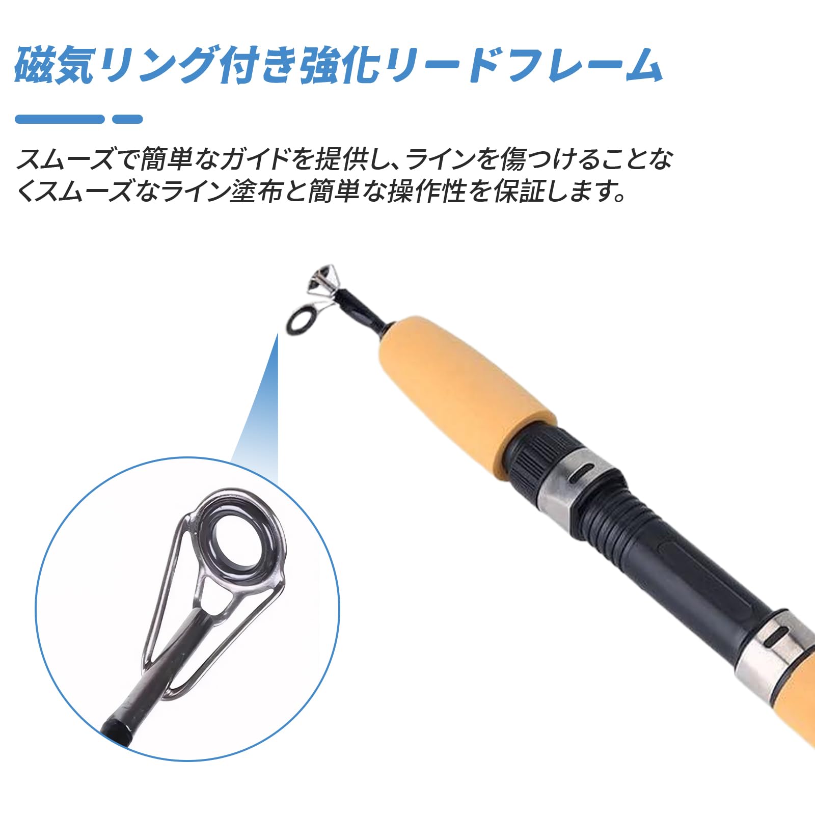 Amazon.co.jp: MAEXUS 釣り竿 75cm 穴釣り用ロッド (2本セット