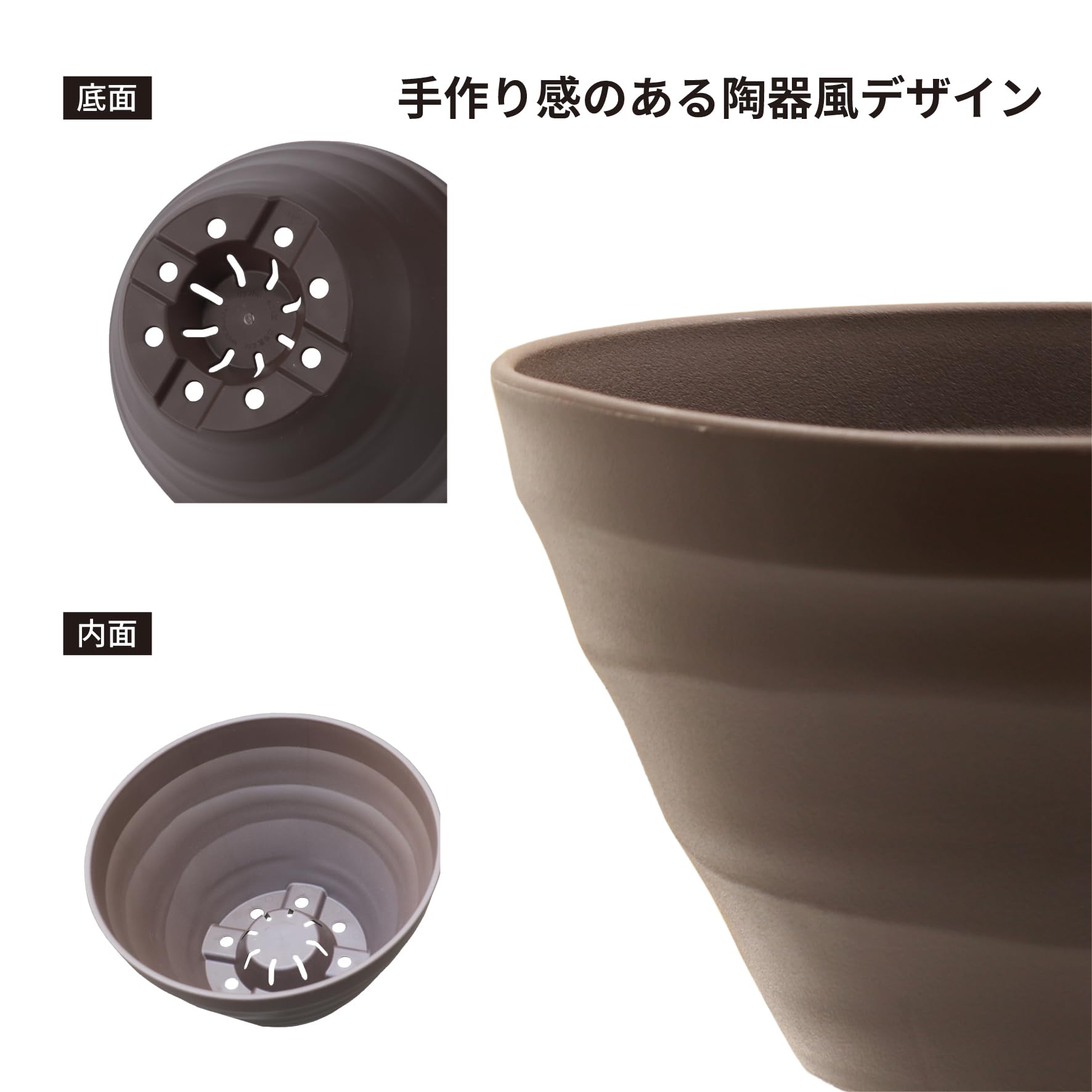Amazon.co.jp: アップルウェアー 鉢 プランター クラフトボール 24型
