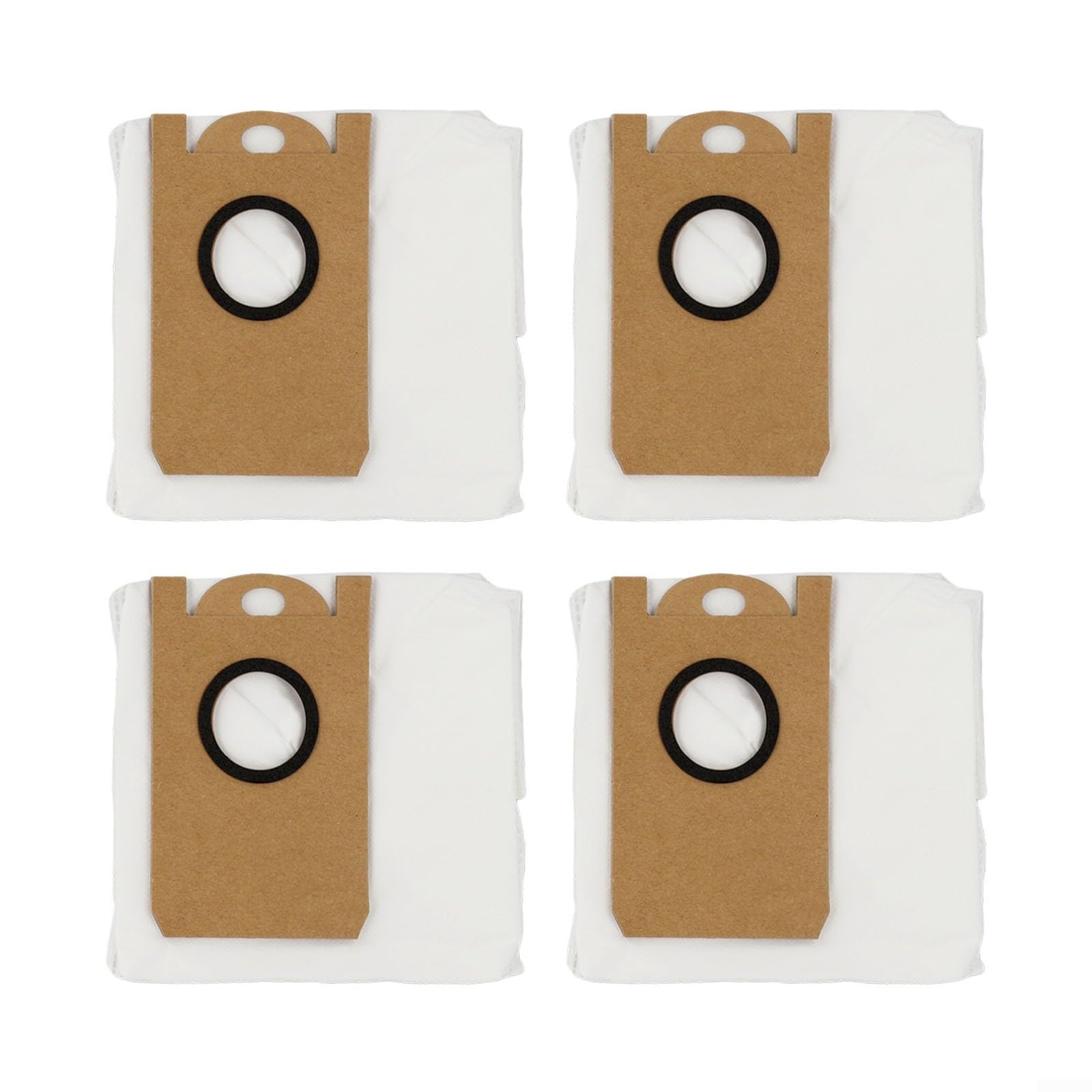 ZYNCUE Paquete de 3 bolsas de polvo de repuesto para Cecotec para Conga 7490 para Genesis, para X-Treme, para aspiradoras robot Genesis, bolsas de polvo de gran capacidad (4 piezas)