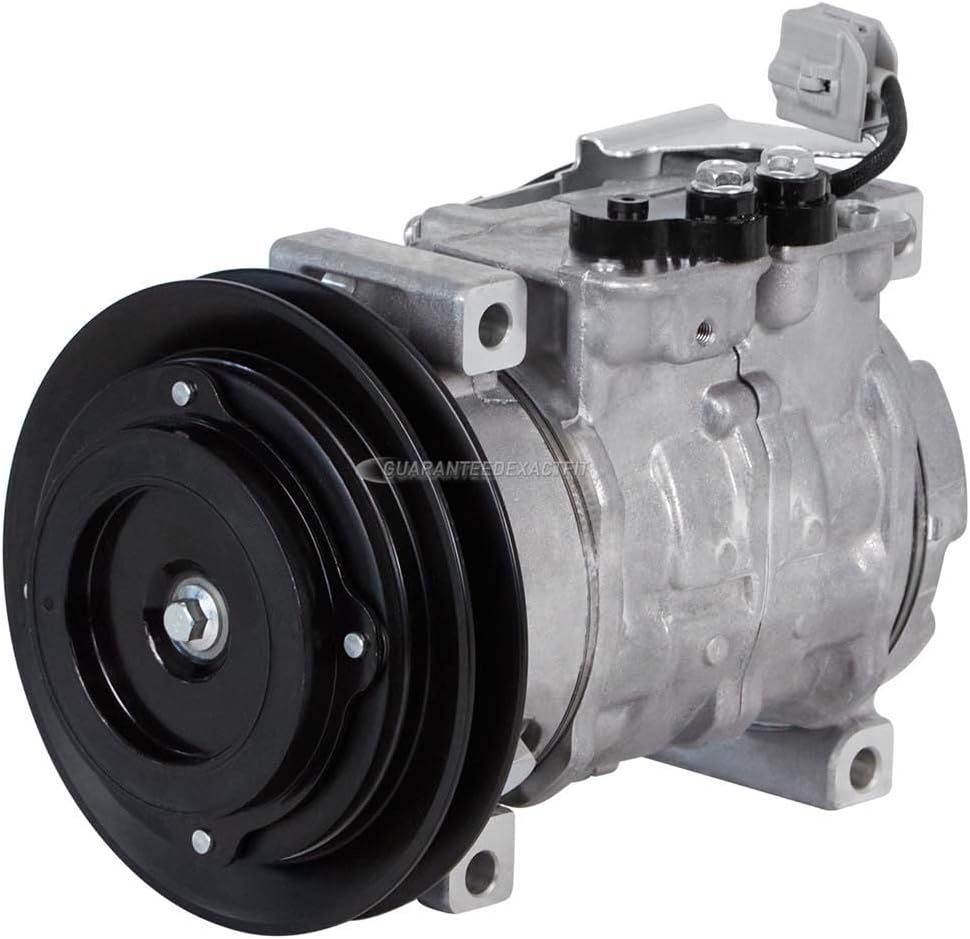AC Compressor & Single-Groove V-Belt A/C Clutch For Hino Trucks Replaces 10S13C 447220-5980 - BuyAutoParts 61-05294AMZ New