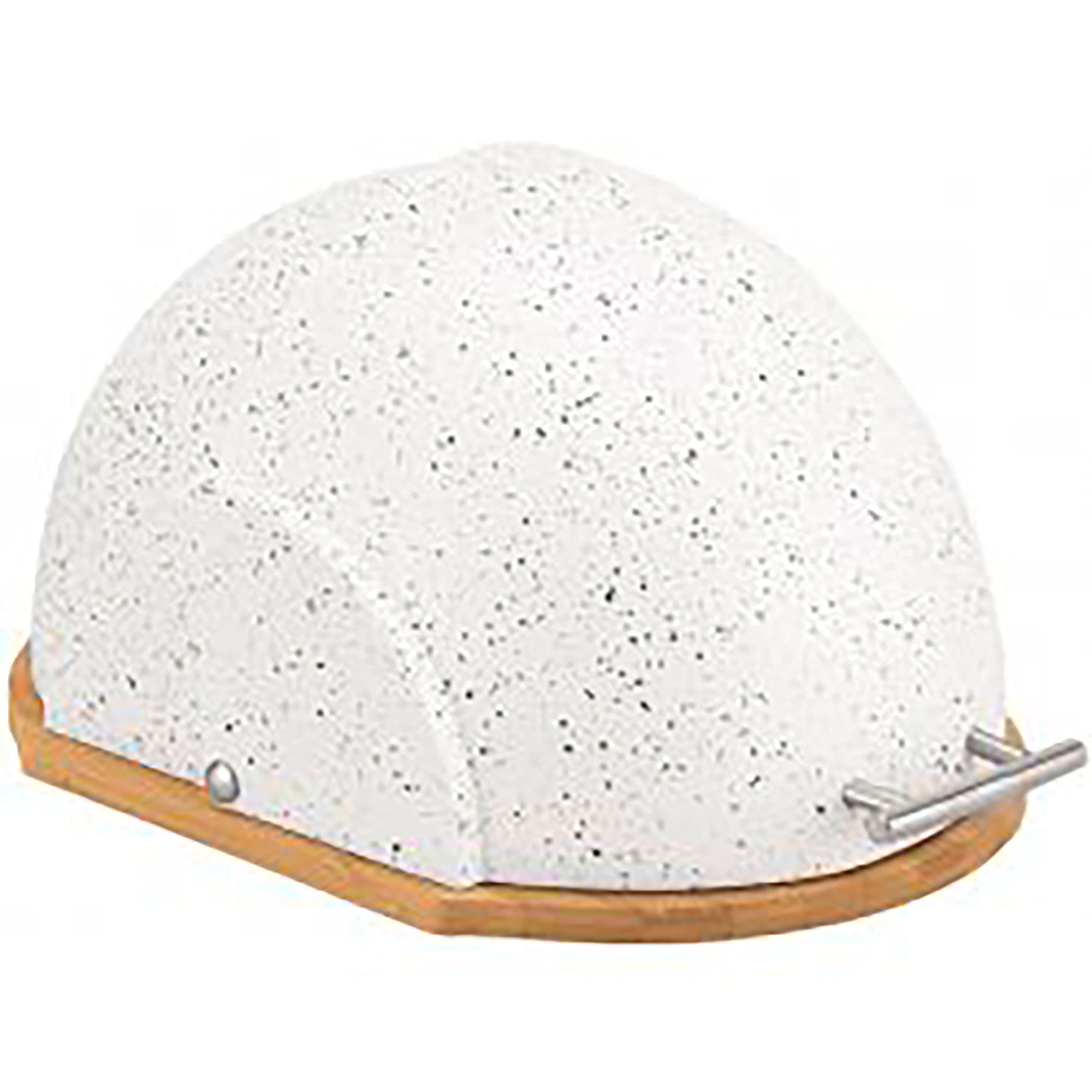 dutis Maestro MR-1678-G Bread Bin, Sliding Lid, Bread and Pastry Storage Container, Modern Design, Bread Box, White