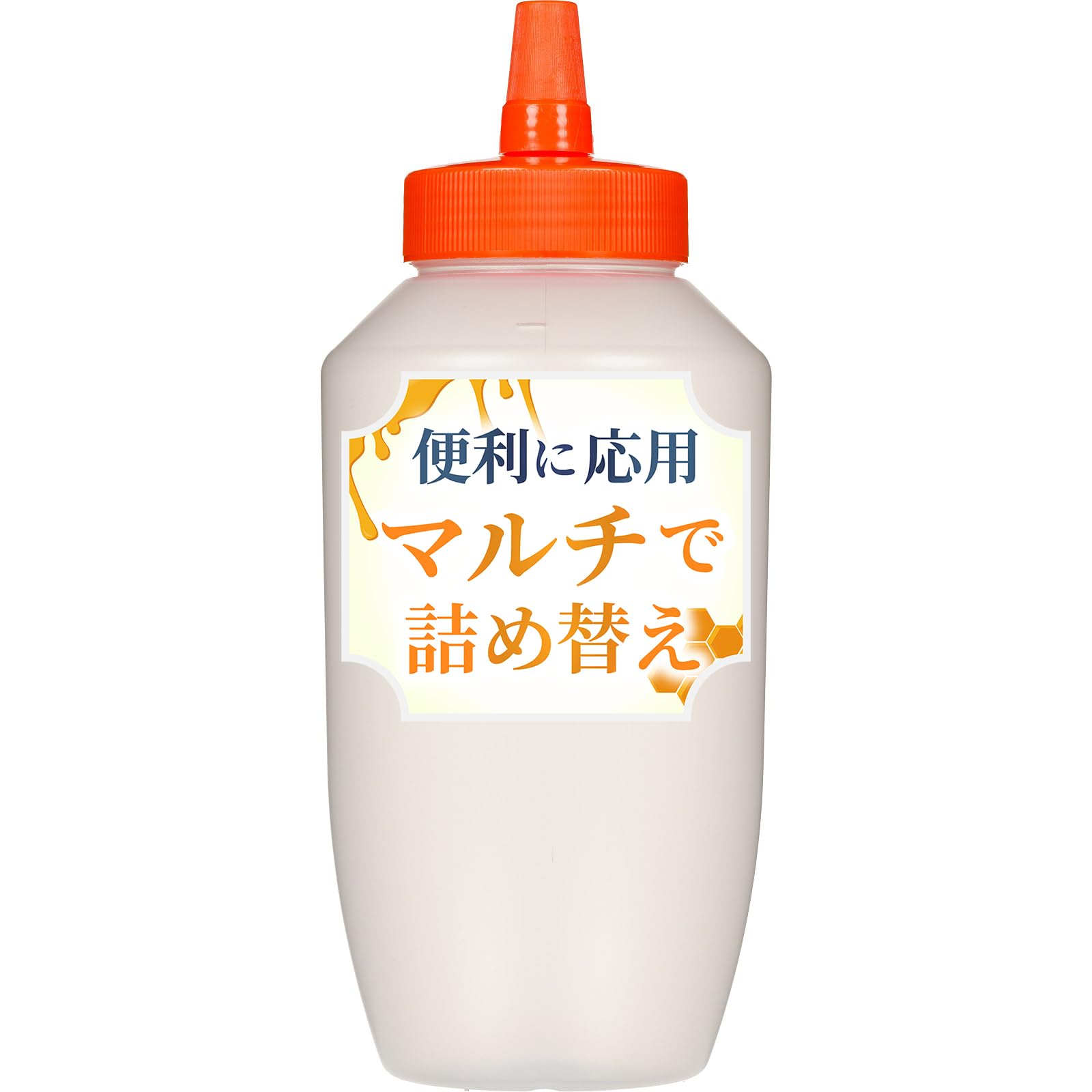 Amazon.co.jp: toysfan トイズファン はちみつ容器740mll (オレンジ