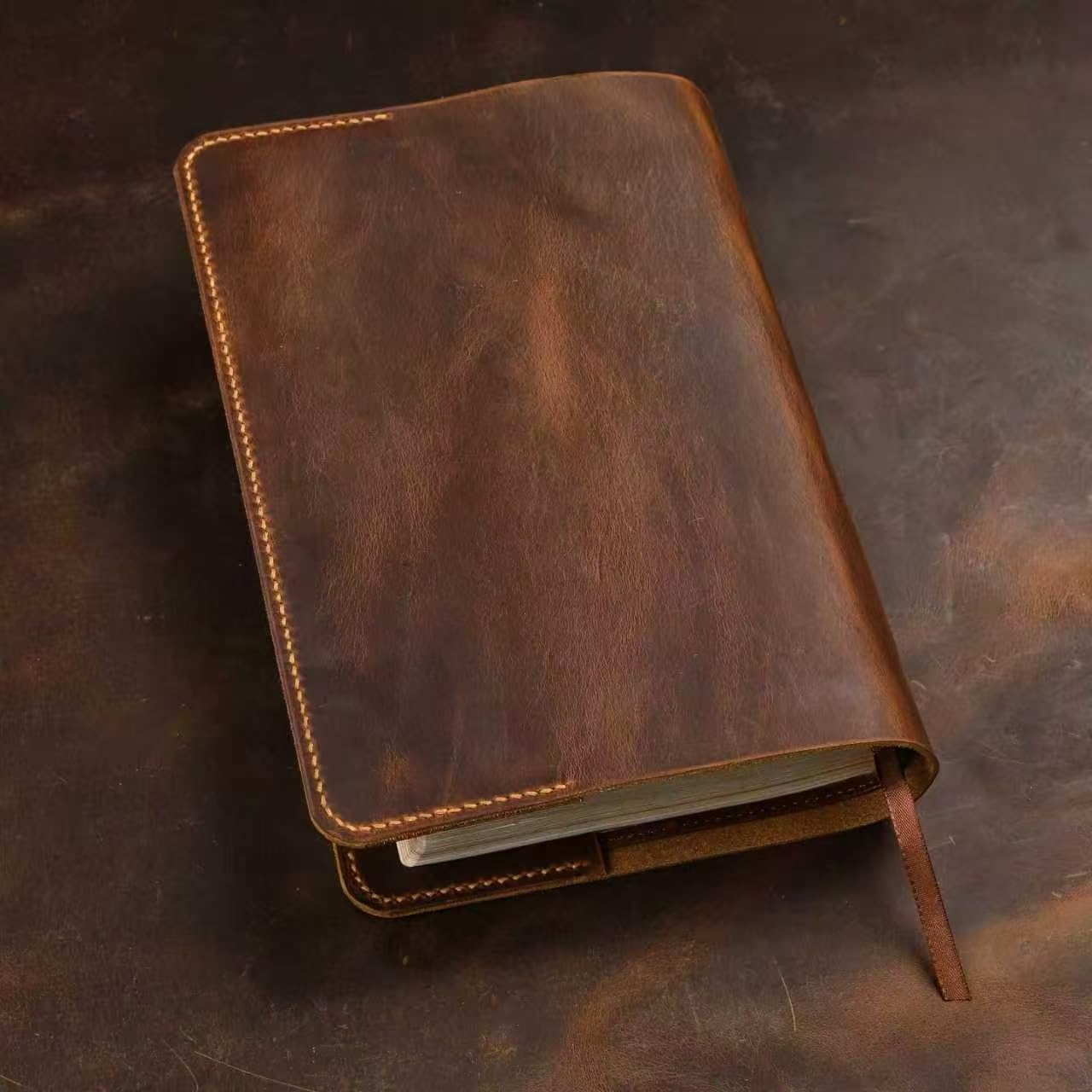 Amazon | ハンドメイド レザー 聖書カバー 本革 A5判 大型スタンダード