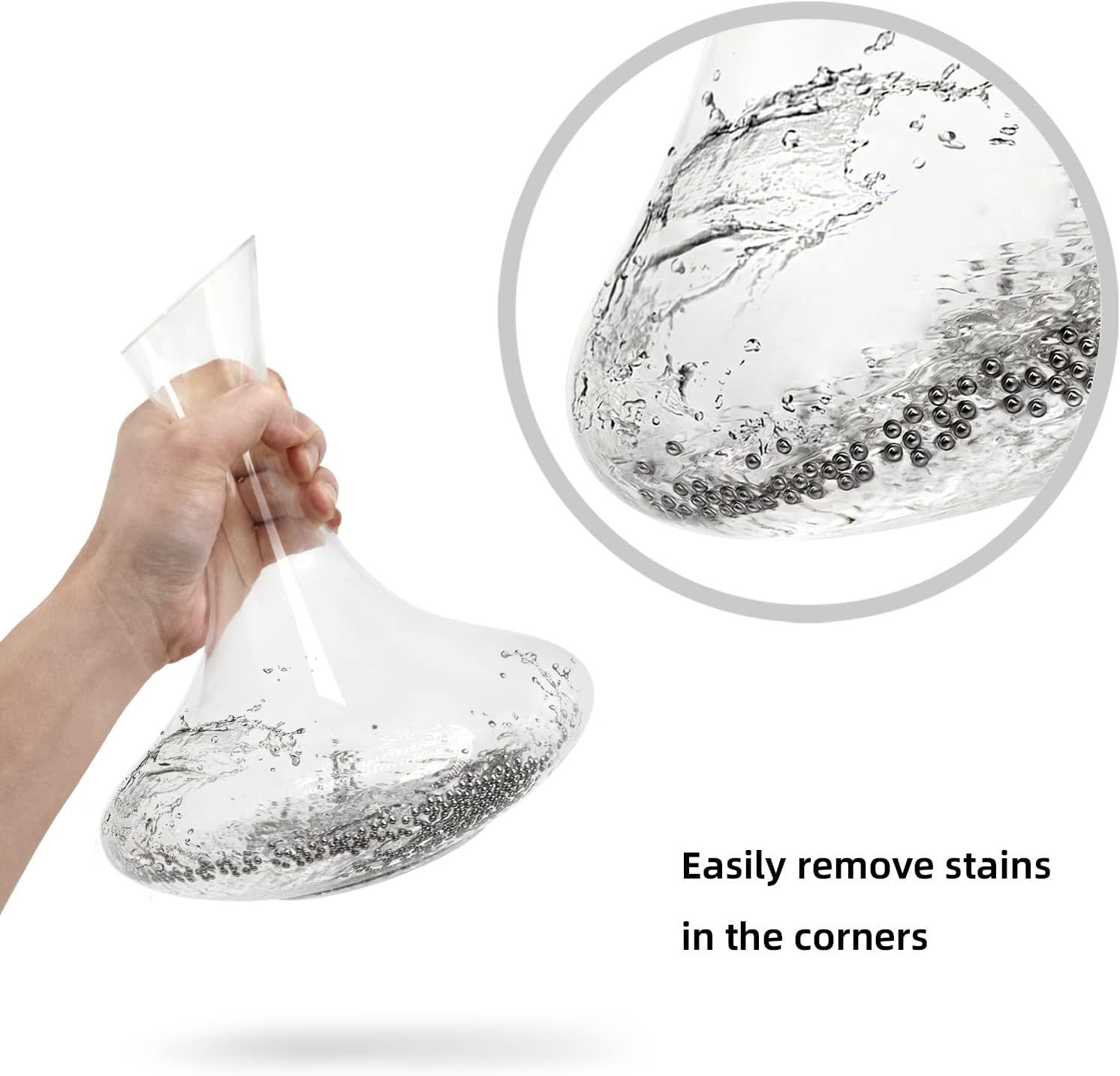 ATDDO 1500 Pieces Decanter Cleaning Balls Stainless Steel Cleaning