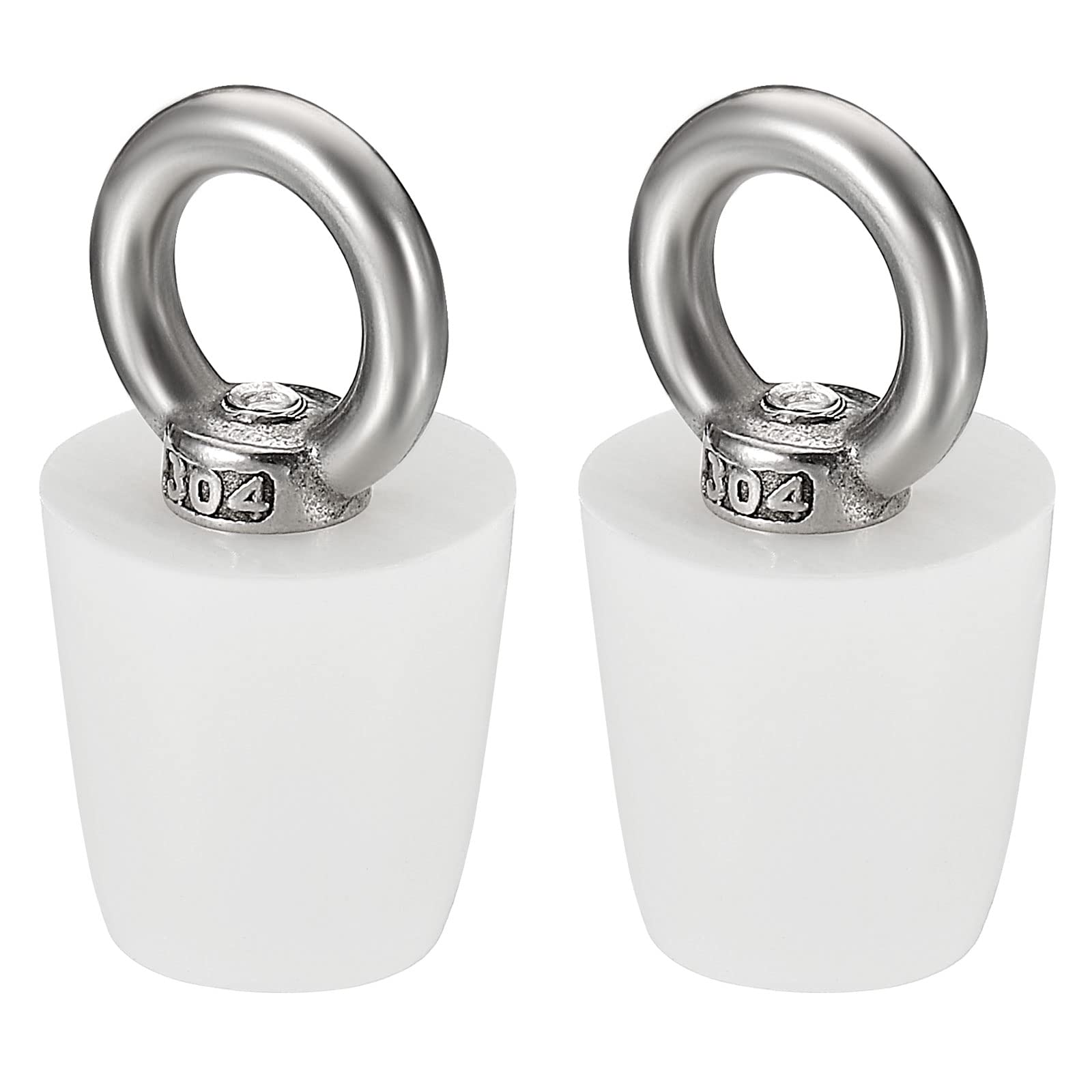 Tappi Conici In Gomma Siliconica 19-26 Mm - 2 Pezzi Per Scarichi, Tubi E Laboratorio - Bianco - Foto 10