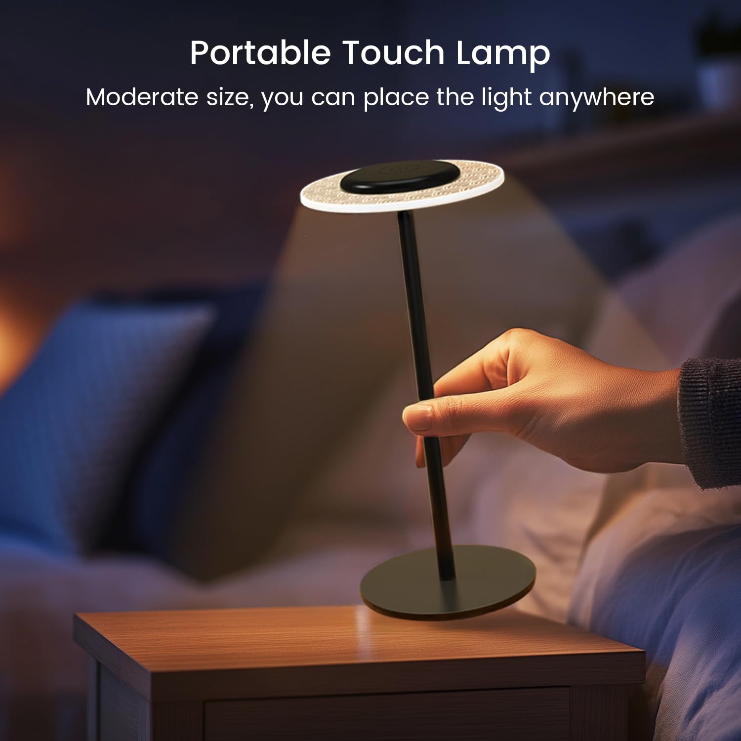 Paquete De 2 Luces Inalámbricas Para Botellas, Luces LED Para Botellas De Vino, 3 Colores Modos Rgb Lampara De Mesa Tactil Recargable Para Bares 94196276