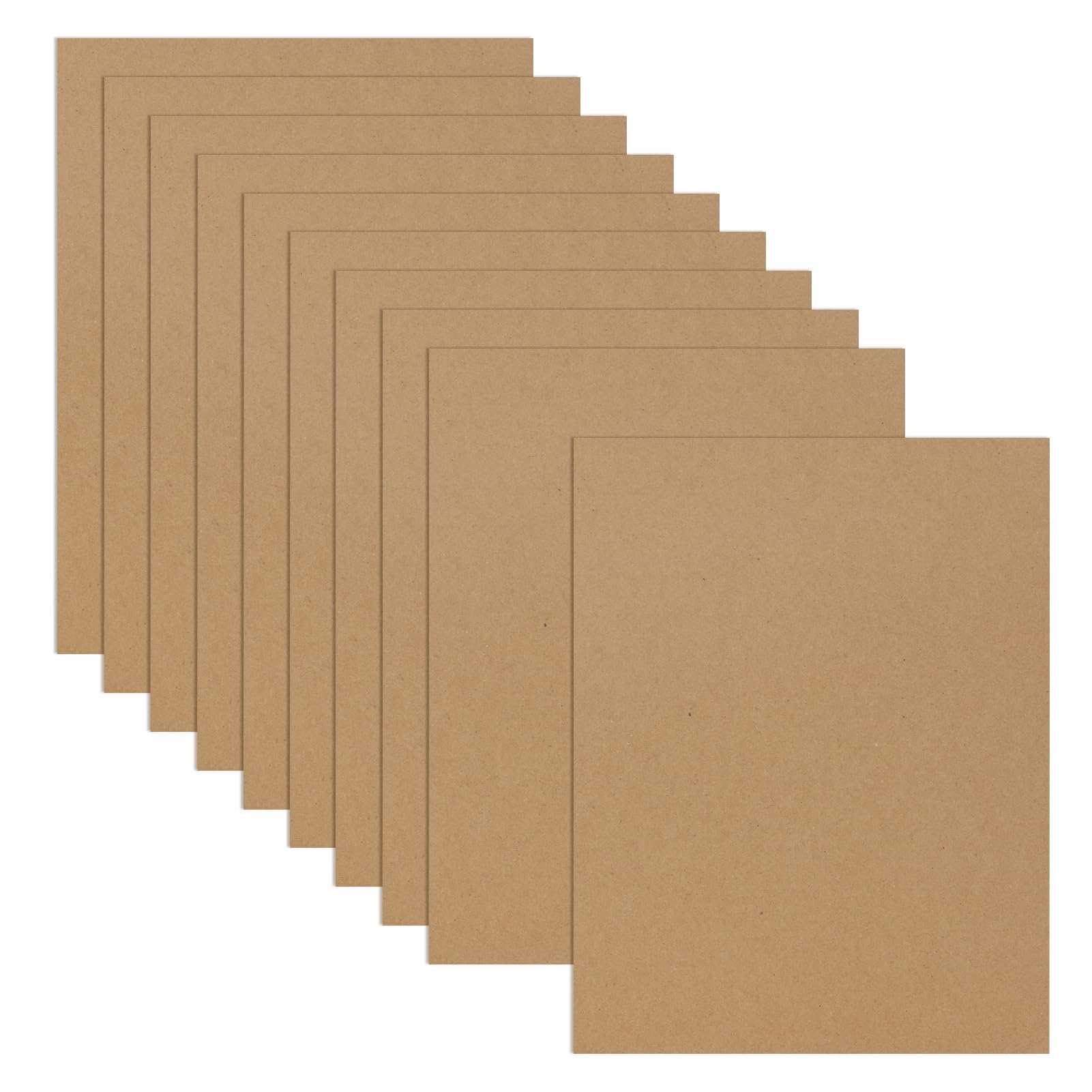 RLAVBL 10 Pack 8.5x11 Corrugated Cardboard Sheets, Flat Cardboard Inserts for Shipping, Mailing, Packing, DIY Crafts