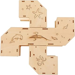 ABOOFAN 5 Pçs Hamster Túnel Brinquedo Animal De Estimação Anão Labirinto Playground Furão Labirinto Brinquedo Hamster Túneis Hamster Túnel Labirinto Brinquedo Animal Mastigar Kit