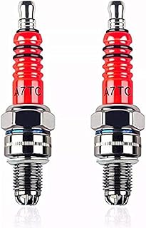 Triple Electrode A7TC Spark Plug for GY6 50 cc 70cc 90 cc 110cc 125 cc 150cc ATV Dirt Bikes Scooters and Kazuma Roketa Sunl Taotao Baja Redcat Jonway