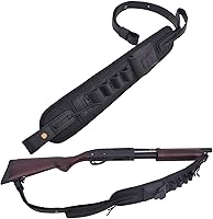 Vista 21 de Portamuniciones de cuero correa de rifle bandolera de caza para 30/30 .357 .45 .45-70 .22 12GA 20GA