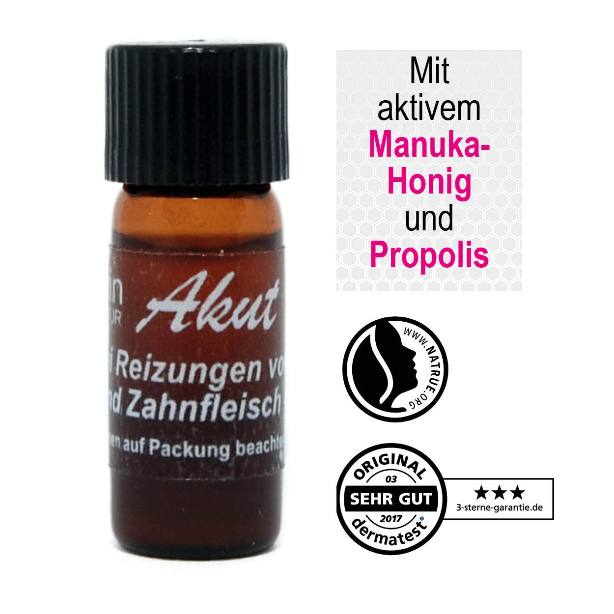 Linderung bei Beschwerden durch APHTHEN, HERPES & Zahnfleischentzndungen |  Conaskin Tinktur AKUT mit Bambus-Wattestbchen | 1,5 ml | OHNE CHEMIE :  Amazon.de: Drogerie & Krperpflege